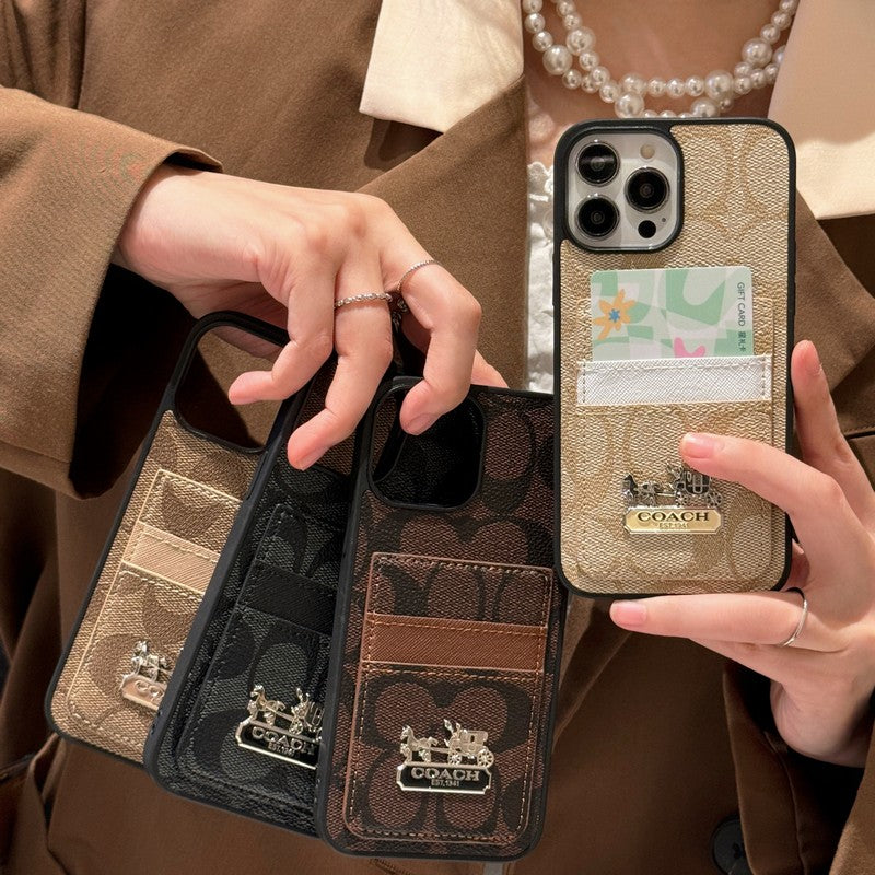 Coa Card Bag Leather iPhone Case