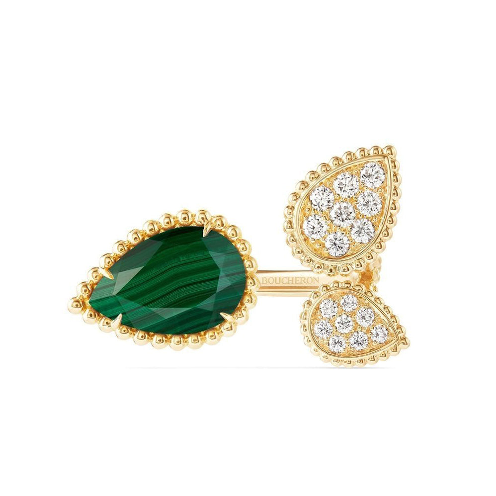 18K Boucheron Serpent Boh¡§¡§me Diamonds Ring