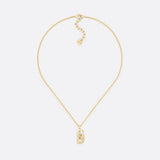 18K Dior CD Lock Necklace