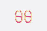 18K CD 30 Montaigne Rani Pink Earrings