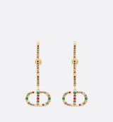 18K CD 30 Montaigne Crystals Earrings