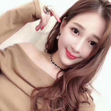 18K CC 1995 Rhinestone Necklace