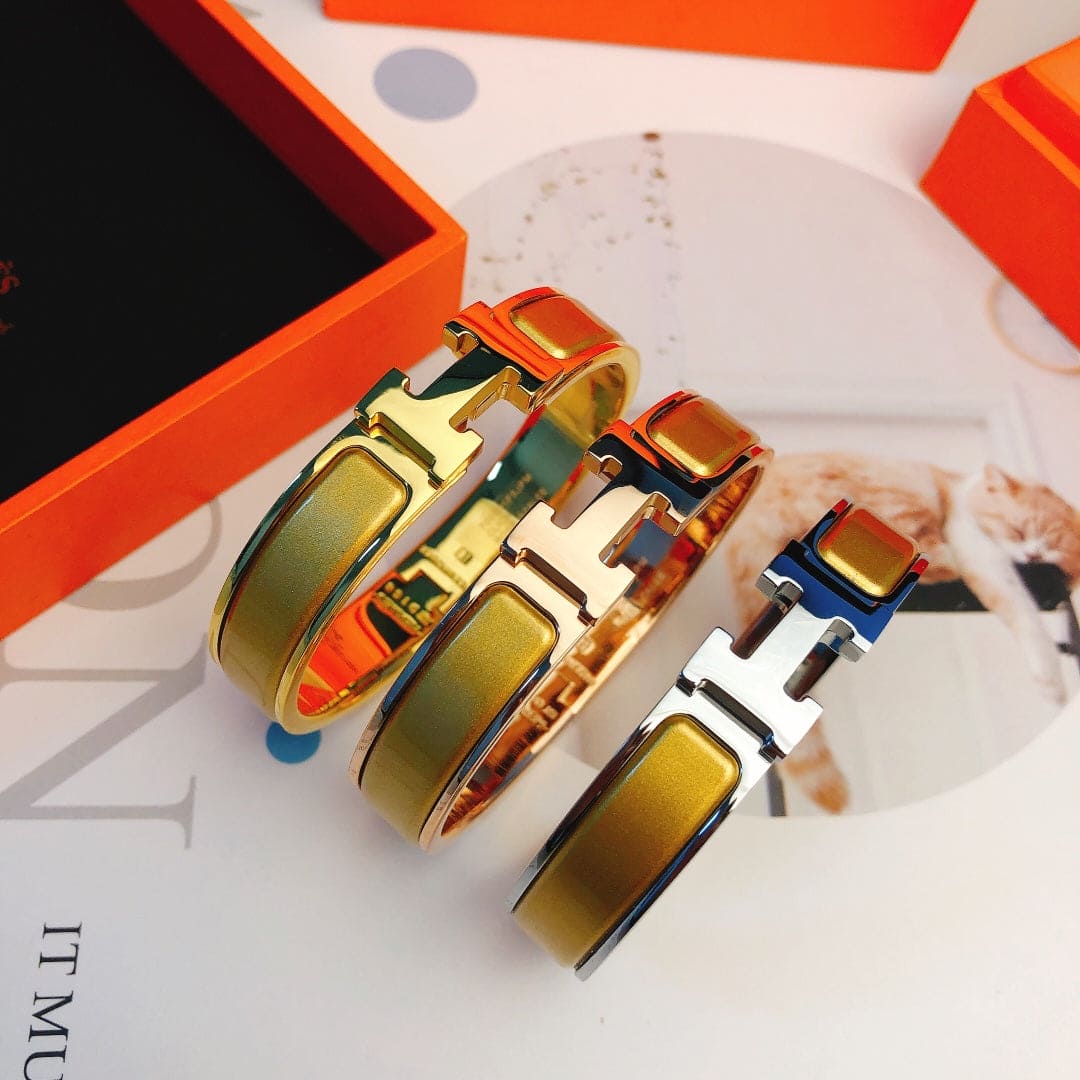 18K Clic H Yellow Bracelet