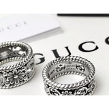 GG Interlocking G Flowers Ring