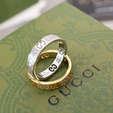 18K GG Icon Full Diamonds Ring