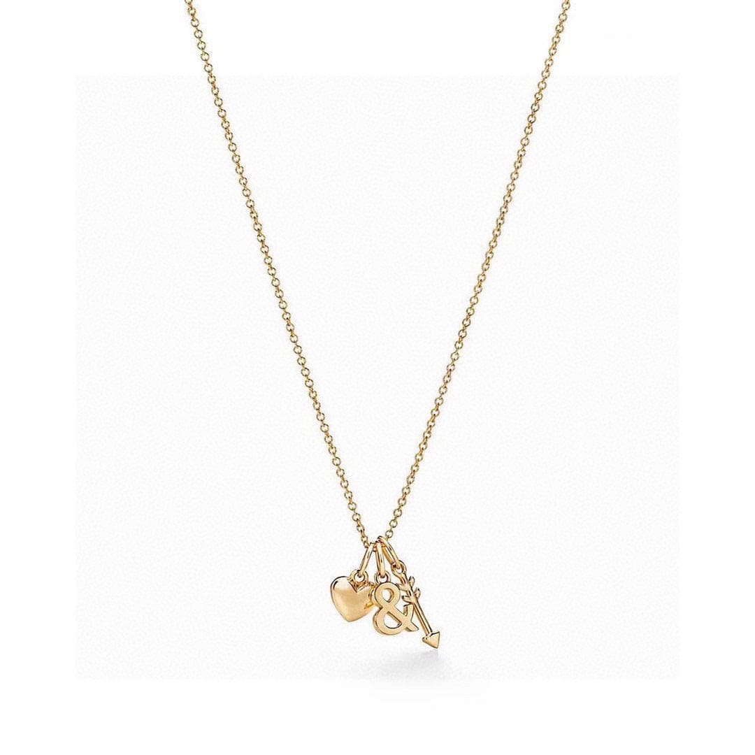 18K T Wine and Dine Pendant Necklace