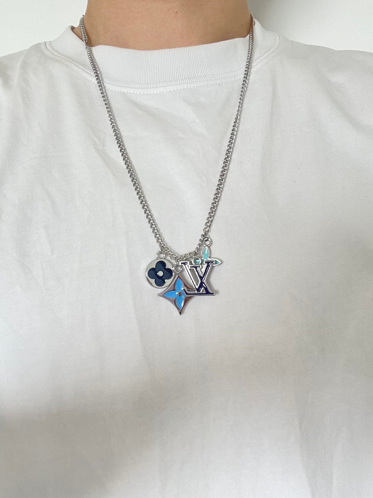 18K Louis Instinct Enamelled Necklace