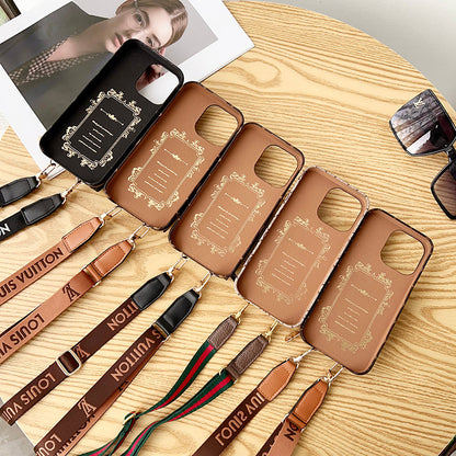 Lou GG Card Holder Chain iPhone Case
