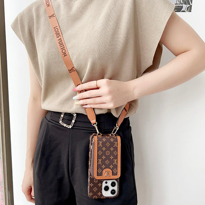 Lou GG Card Holder Chain iPhone 17 Case