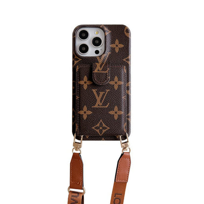 Lou Card Bag Crossbody Chain iPhone Case
