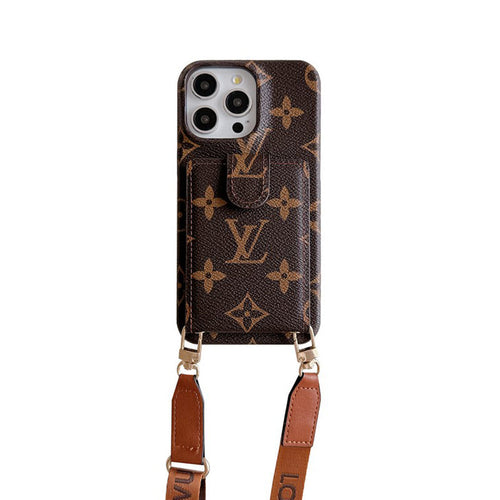 Lou Card Bag Crossbody Chain iPhone Case