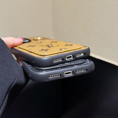 Lou Card Holder Leather iPhone Case