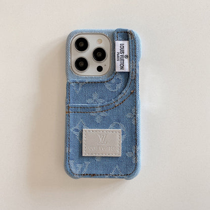 Lou Jeans Pattern iPhone Case