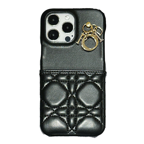 iPhone Case - Dior CD Leather Case