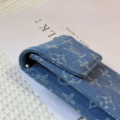 Lou Vintage Denim Crossbody iPhone Case