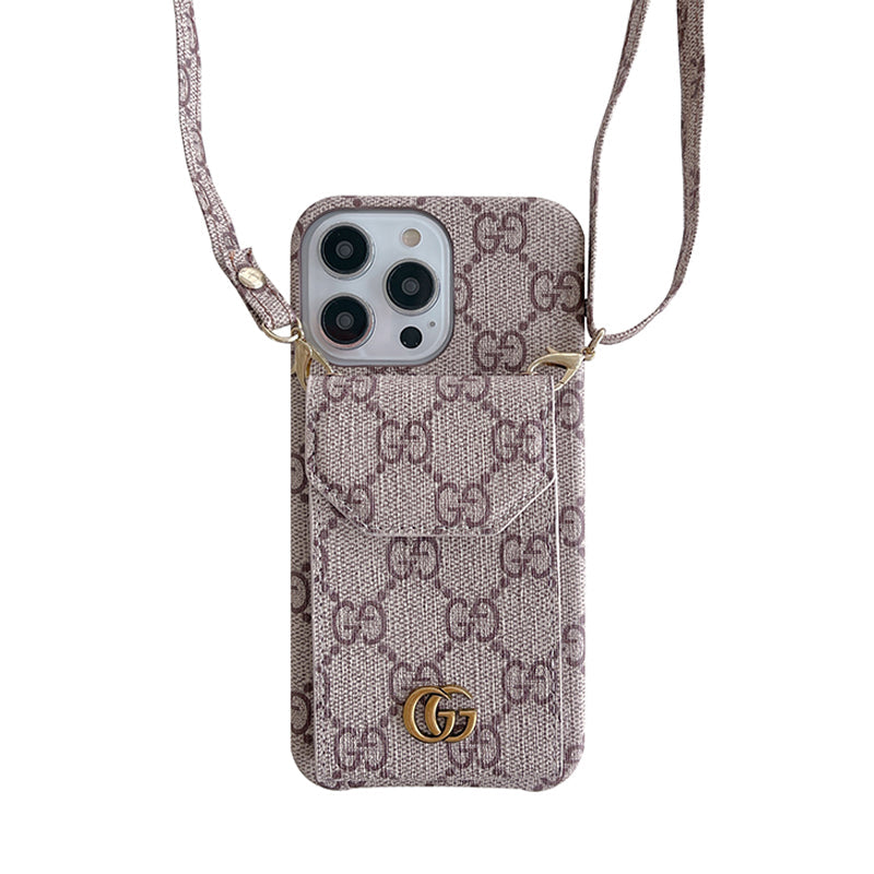 iPhone Case - GUCCI Fabric Chain Case