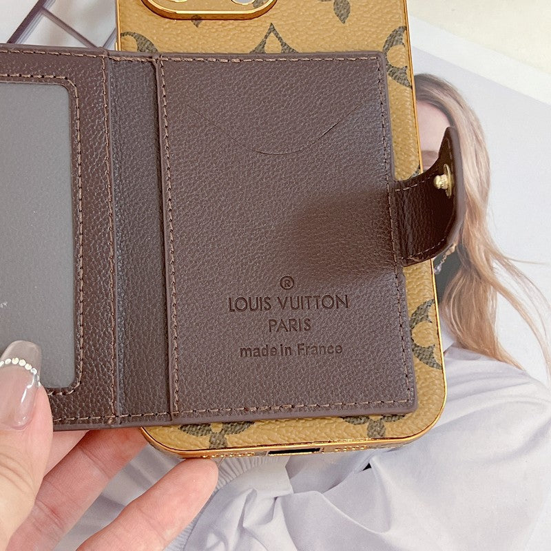 Lou Classic Color Card Bag iPhone Case