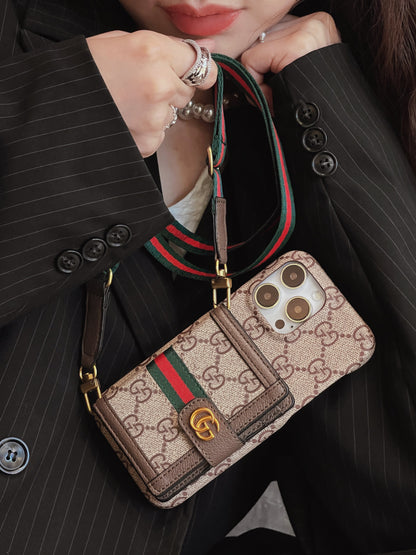 GG Card Bag Crossbody iPhone Case