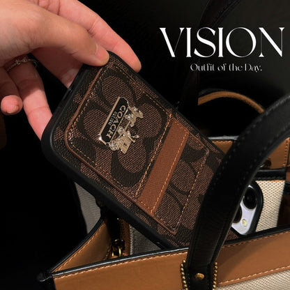 Coa Card Bag Leather iPhone Case