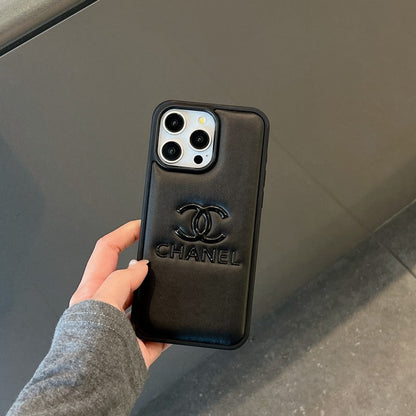 CC Leather iPhone Case