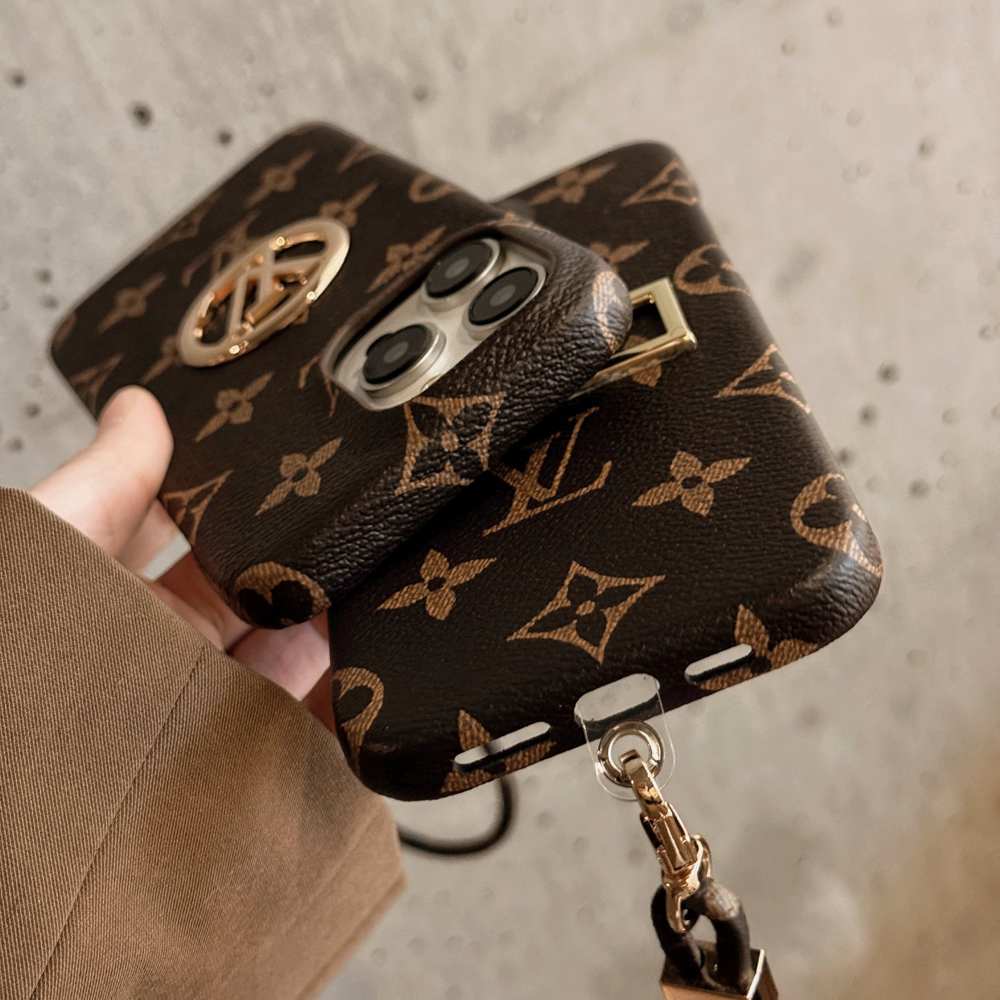 Lou Card Holder Chain iPhone Case