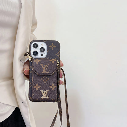 GG Fabric Chain iPhone Case