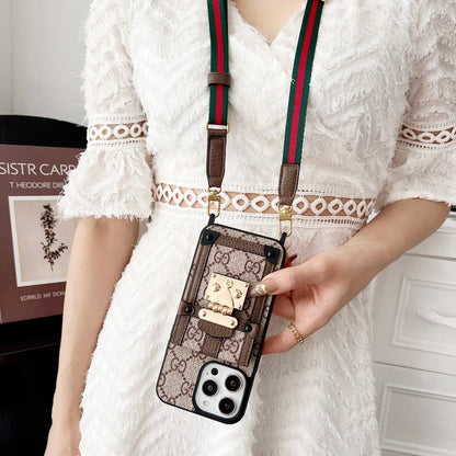 GG Card Bag Chain Classic iPhone Case