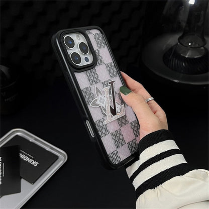 Lou Black Corner iPhone Case