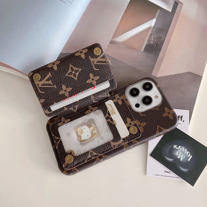 Lou Card Holder iPhone Case