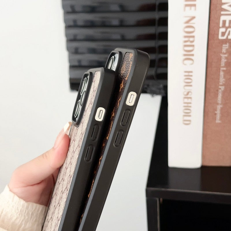 Lou Black & White iPhone Case