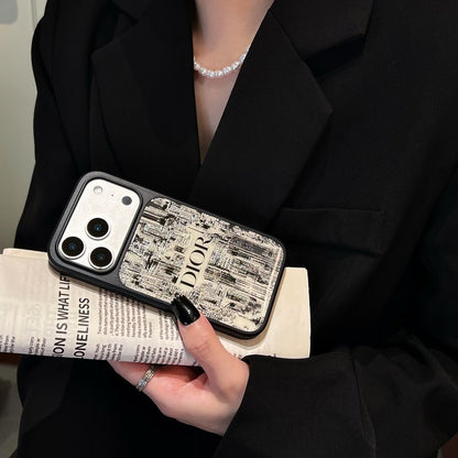 CD Black & Orange iPhone Case