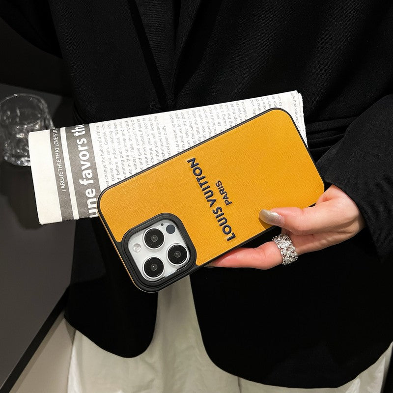 Lou Orange & Yellow iPhone Case