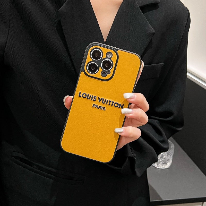 Lou Orange & Yellow iPhone Case