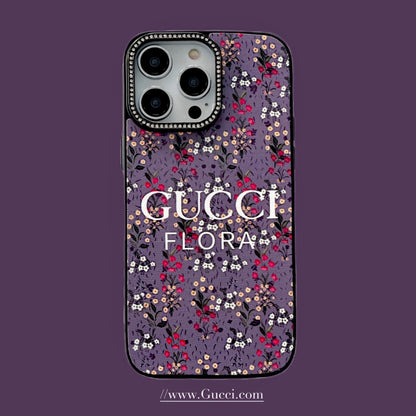 GG Flora Diamond Camera iPhone Case