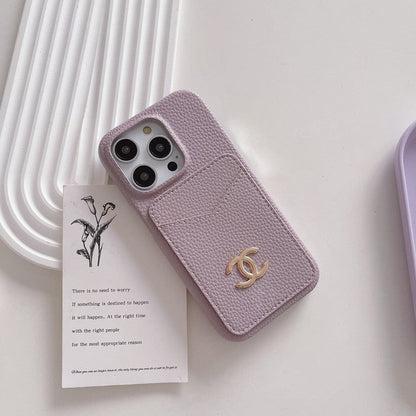 CC Card Bag Color iPhone Case