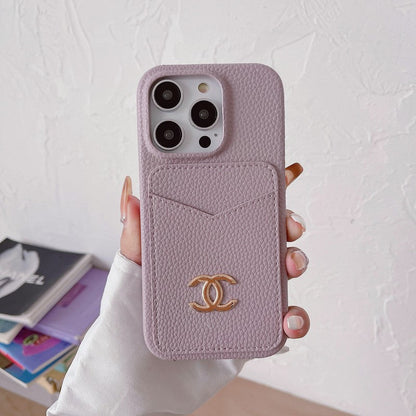 CC Card Bag Color iPhone Case