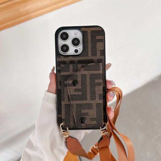 Fen Classic Card Bag Crossbody iPhone Case