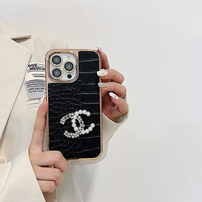 CC Pearl Rose Gold iPhone Case