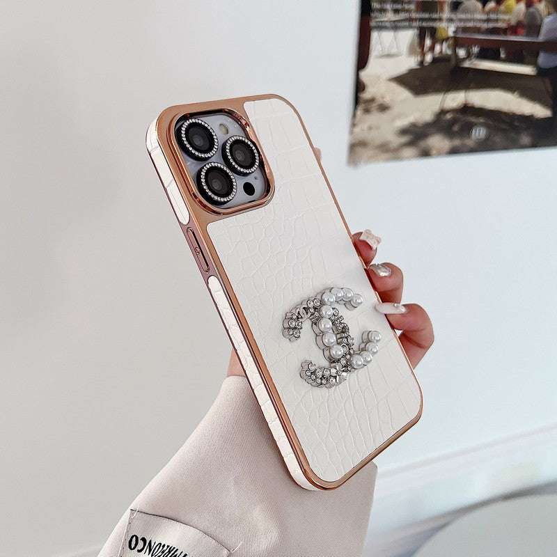CC Pearl Rose Gold iPhone Case