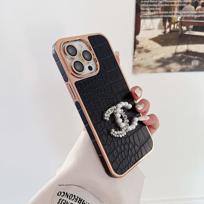 CC Pearl Rose Gold iPhone Case