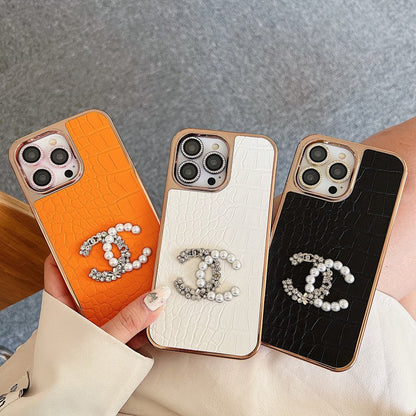 CC Pearl Rose Gold iPhone Case