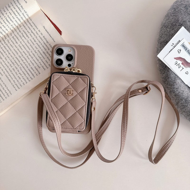 CC Card Bag Colors Chain iPhone 17 Case