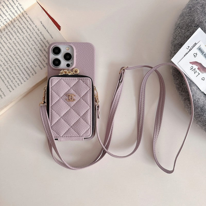 CC Card Bag Colors Chain iPhone 17 Case