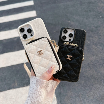 CC Card Bag Colors Chain iPhone 17 Case