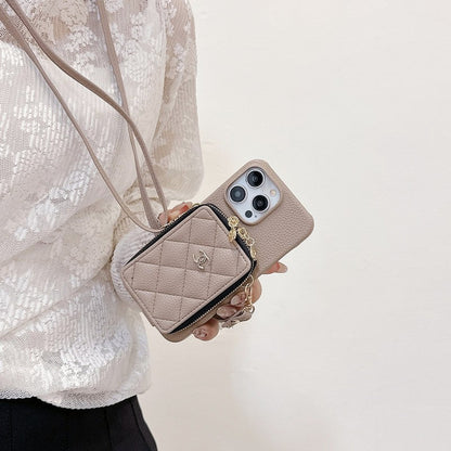 CC Card Bag Colors Chain iPhone 17 Case