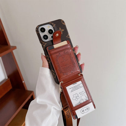 Lou Card Bag Crossbody Chain iPhone Case