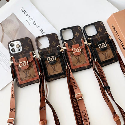 Lou Card Holder Crossbody iPhone Case