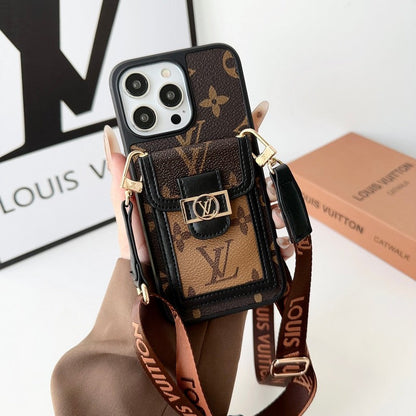 Lou Card Holder Crossbody iPhone Case