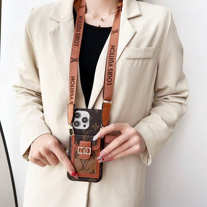 Lou Card Holder Crossbody iPhone Case