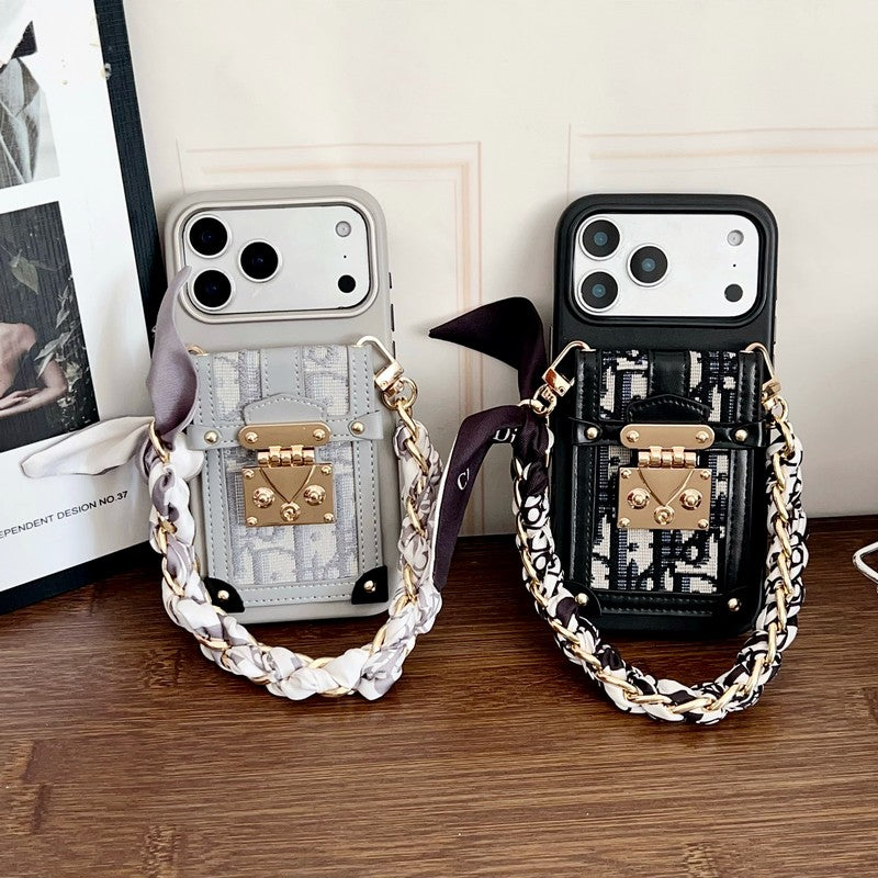CD Bag Scarves Chain iPhone Case